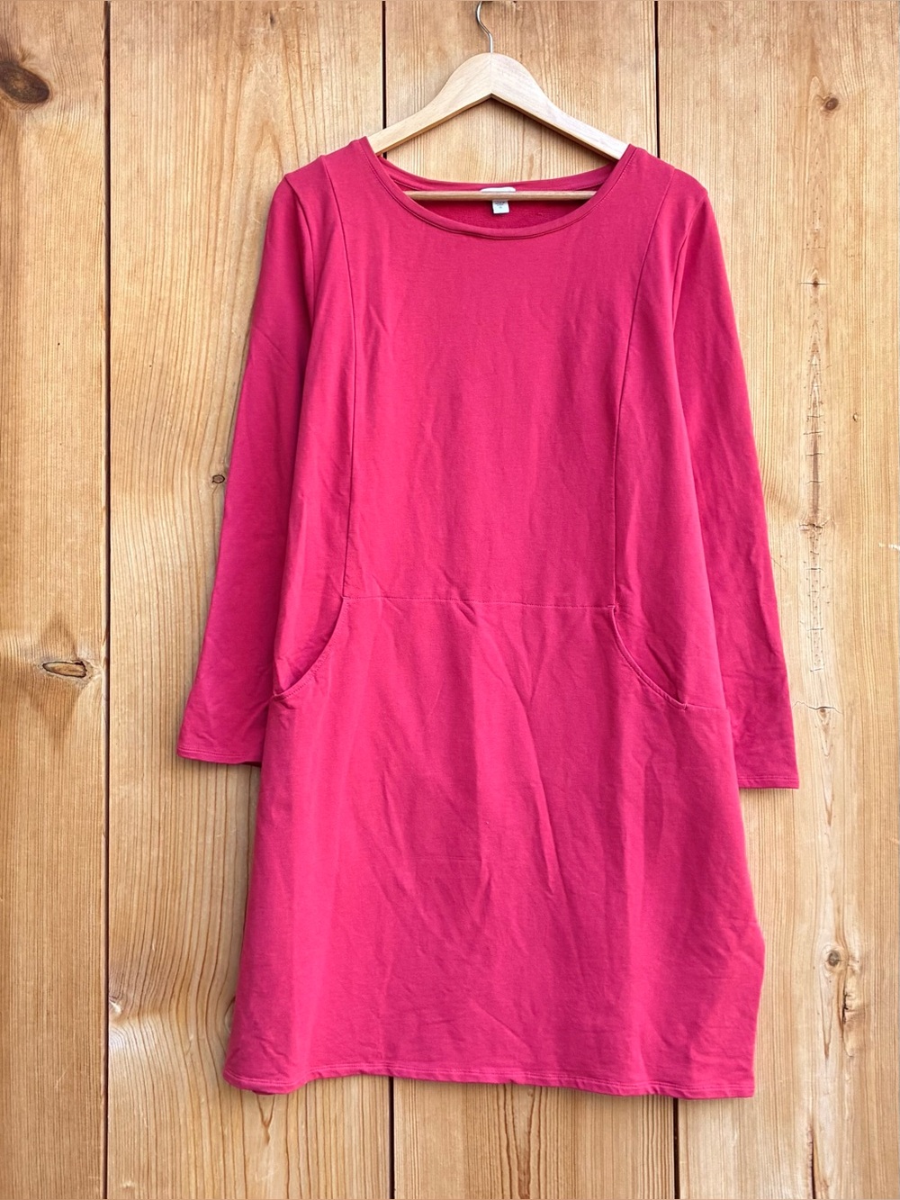 J. Jill Pure Jill Red Sweatshirt Dress Sz XL